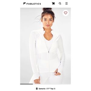 Fabletics 🤍 Delta Seamless Long-Sleeve Zip Up Jacket